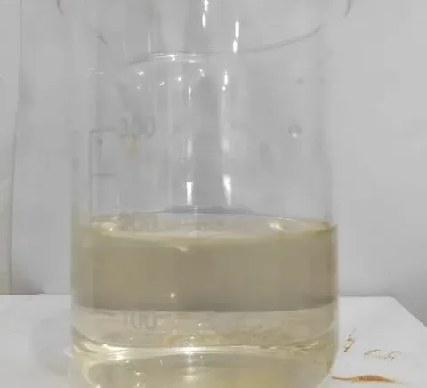 Chemical plant: wastewater after treatment
