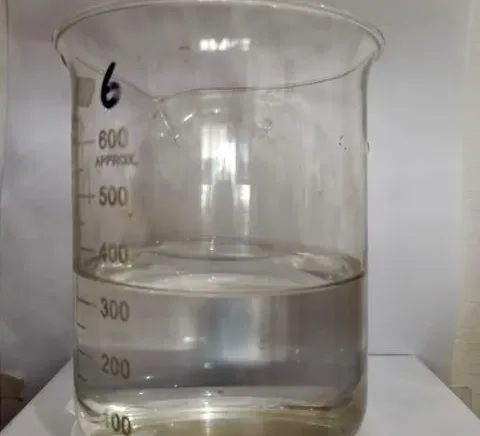 Metal surface-treatment chemicals plant: wastewater after treatment